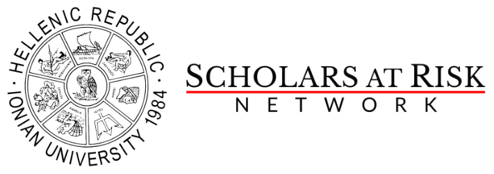 Ionian University and Scholars at Risk logos
