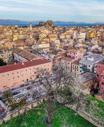 Town view of Corfu